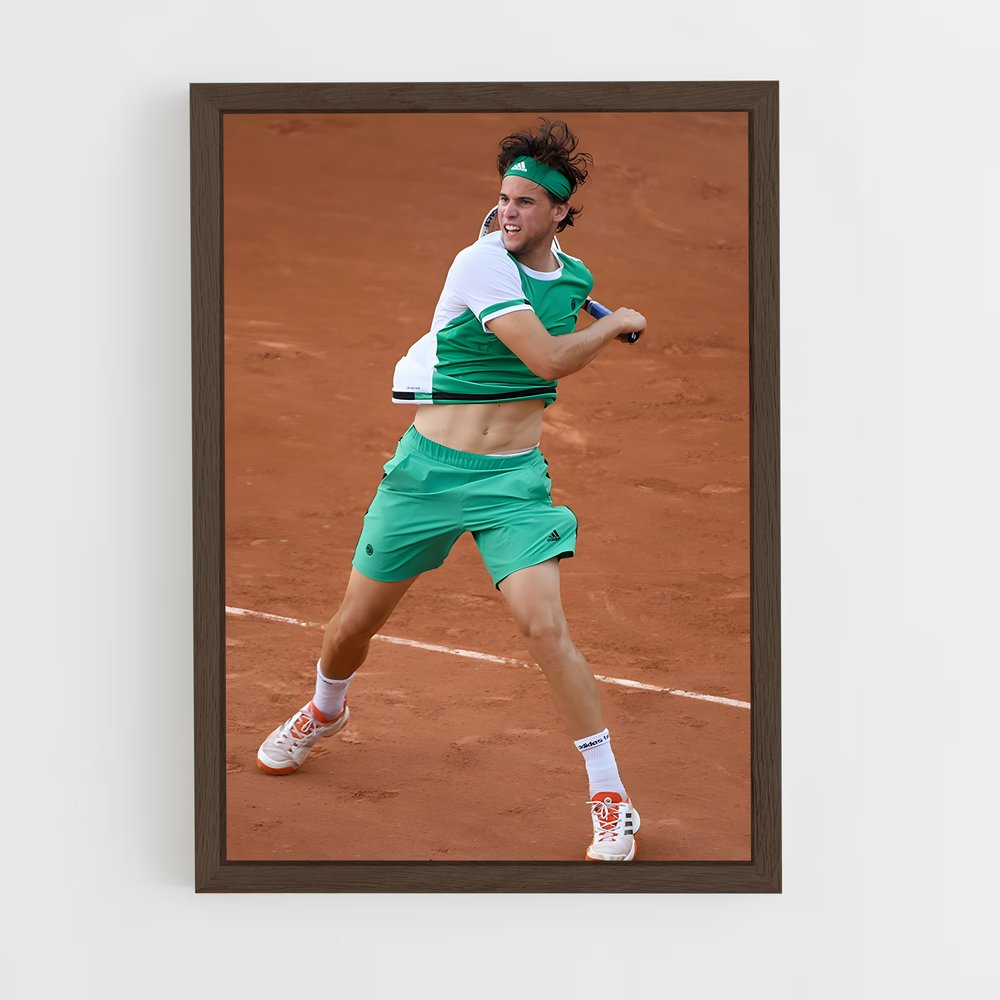 Poster Dominic thiem flou – affiche Tennis (vue 5)